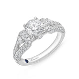 QRPM*36_00 Promise Diamond Engagement Semi-Mount Ring