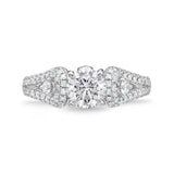 QRPM*36_00 Promise Diamond Engagement Semi-Mount Ring