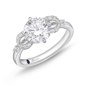 QRPM*37_00 Promise Diamond Engagement Semi-Mount Ring