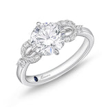 QRPM*37_00 Promise Diamond Engagement Semi-Mount Ring