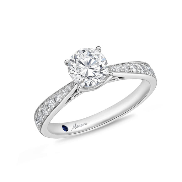 QRPM*42_00 Promise Diamond Engagement Semi-Mount Ring