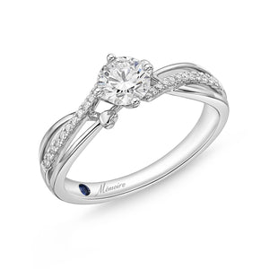 QRPM*44_00 Promise Diamond Engagement Semi-Mount Ring
