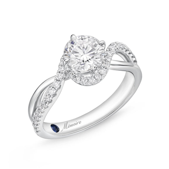 QRPM*46_00 Promise Diamond Engagement Semi-Mount Ring