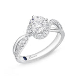 QRPM*46_00 Promise Diamond Engagement Semi-Mount Ring