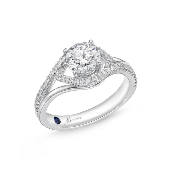 QRPM*47_00 Promise Diamond Engagement Semi-Mount Ring