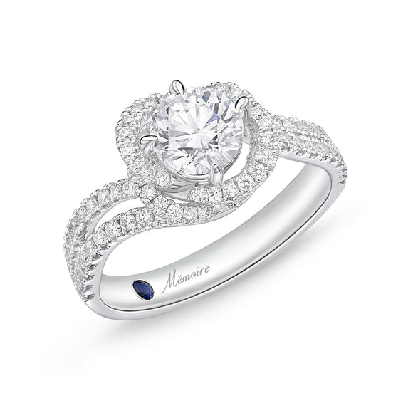 QRPM*49_00 Promise Diamond Engagement Semi-Mount Ring