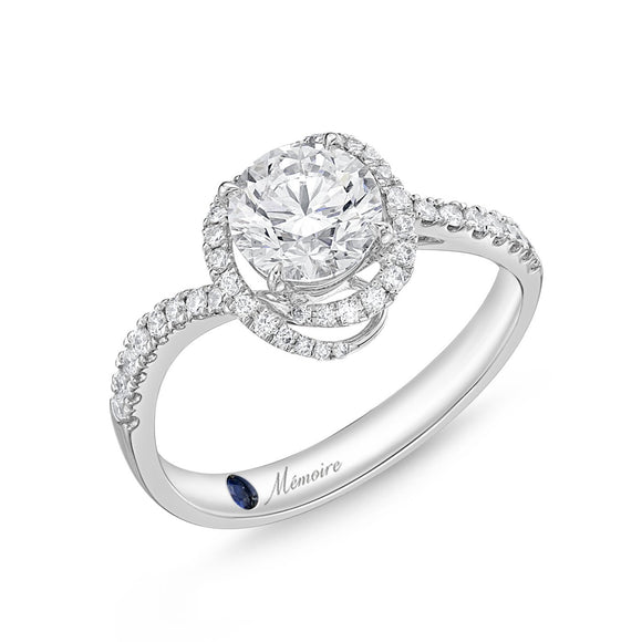 QRPM*53_00 Promise Diamond Engagement Semi-Mount Ring