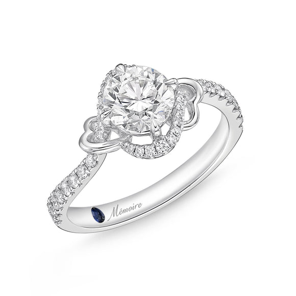 QRPM*54_00 Promise Diamond Engagement Semi-Mount Ring