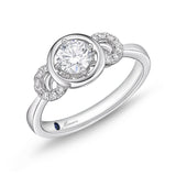 QRPM*58_00 Promise Diamond Engagement Semi-Mount Ring