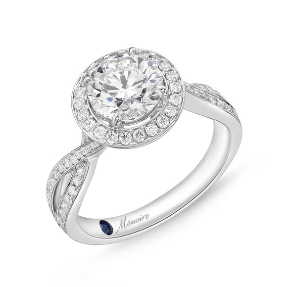 QRPM*60_00 Promise Diamond Engagement Semi-Mount Ring