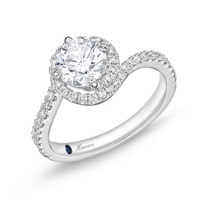 QRPM*70_00 Promise Diamond Engagement Semi-Mount Ring