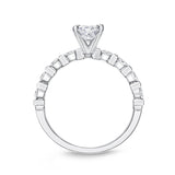 QRPP*12_00 Precious Prong Diamond Engagement Semi-Mount Ring
