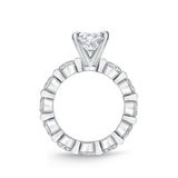 QRPP*22_00 Precious Prong Diamond Engagement Semi-Mount Ring