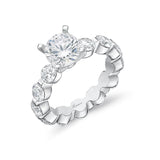 QRPP*25_00 Precious Prong Diamond Engagement Semi-Mount Ring