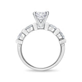 QRPP*28_00 Precious Prong Diamond Engagement Semi-Mount Ring