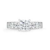 QRPT*47_00 Petite Prong Diamond Engagement Semi-Mount Ring