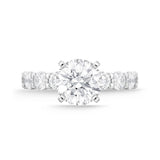 QRPT*98_00 Petite Prong Diamond Engagement Semi-Mount Ring