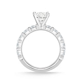 QRPT*98_00 Petite Prong Diamond Engagement Semi-Mount Ring