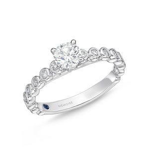 QRTU*01_00 Toujours Diamond Engagement Semi-Mount Ring