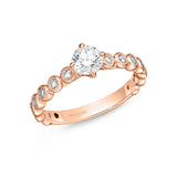 QRTU*16_00 Toujours Diamond Engagement Semi-Mount Ring