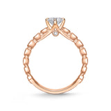 QRTU*16_00 Toujours Diamond Engagement Semi-Mount Ring