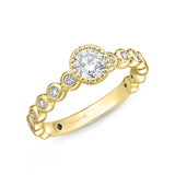 QRTU*06_00 Toujours Diamond Engagement Semi-Mount Ring