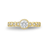 QRTU*06_00 Toujours Diamond Engagement Semi-Mount Ring