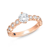 QRTU*17_00 Toujours Diamond Engagement Semi-Mount Ring