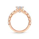 QRTU*17_00 Toujours Diamond Engagement Semi-Mount Ring