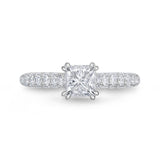 QRVG*16_00 Vintage Diamond Engagement Semi-Mount Ring