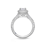 QRVG*18_00 Vintage Diamond Engagement Semi-Mount Ring