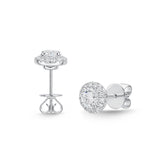 SEHA*15_00 Halo Diamond Studs Earrings