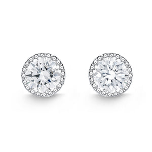 SETU*26_00 Toujours Diamond Solitaire Earrings