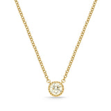 SNTU*26_00 Toujours Diamond Solitaire Necklace
