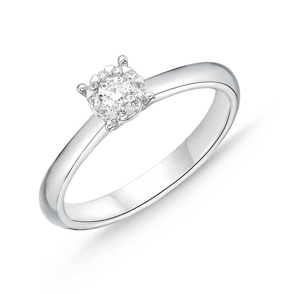 ZRBQ154_00 Diamond Bouquets Engagement Ring Mounting