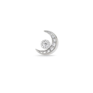 FXBQ305_00 Diamond Bouquets Dangling Single Earring